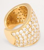 Yellow Gold and Diamond Galaxy Single Ear Cuff