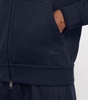 Cotton-Blend Zip-Up Sweater