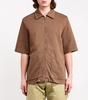 Cotton Zip-Up Overshirt