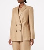 Linen Quorum Double-Breasted Blazer