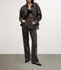 Organic Cotton-Blend Leopard Print Jeans