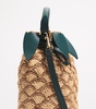 Raffia Pineapple Cross-Body Bucket Bag