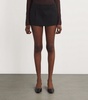 Wool Low-Rise Mini Skort