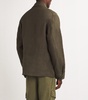 Linen Herringbone Utility Jacket