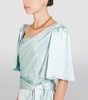 Silk Belted Dress
