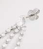 White Gold and Diamond Bianca Double Loop Earring