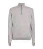 Virgin Wool Quarter-Zip Sweater