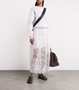 Cotton Crochet Maxi Skirt