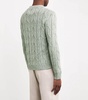 Cashmere-Silk-Blend Cable-Knit Sweater