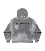 Cotton Distressed Logo Hoodie