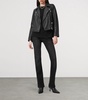 Leather Cargo Biker Jacket