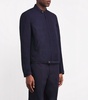 Linen-Blend Bomber Jacket