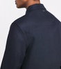 Linen Concealed-Placket Overshirt