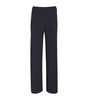 Crepe High-Waist Trousers