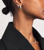 White Gold and Diamond Meryl Huggie Earrings