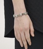 Palladium-Plated Skull Chain Bracelet
