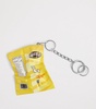 Calf Leather Chips Keyring