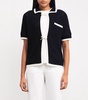 Wool-Cashmere Bow-Front Cardigan