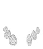 White Gold and Diamond Serpent Bohème Three Motifs Earrings