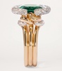 Yellow Gold, Diamond and Tourmaline Cocktail Ring (Size N)