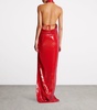 Sequinned Halterneck Maxi Dress