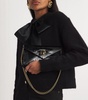 Small Croc-Embossed Elly Clutch