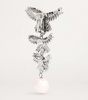 Crystal-Embellished Bow Clip-On Earrings