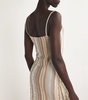 Knitted Striped Maxi Dress