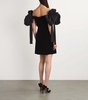 Velvet Off-The-Shoulder Mini Dress