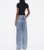 Knit-Waist Straight Jeans