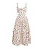 Linen Totumo Orquidea Midi Dress
