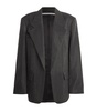 Wool Crystal-Embellished Hotfix Blazer