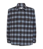 Wool-Blend Check Sacastor Overshirt
