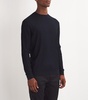 Virgin Wool-Blend Ribbed Sweater