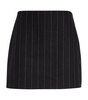 Wool-Blend Pinstripe Tierra Mini Skirt