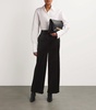 Cotton Wide-Leg Amanda Trousers