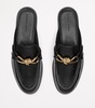 Leather Astaire Open-Back Loafers