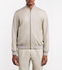Cashmere-Silk Bomber Jacket