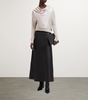 Wool and Satin-Blend Myra Sweater