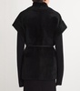 Shearling Sleeveless Jacket
