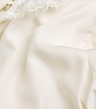 Silk Lace-Trim Blouse