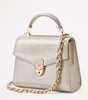Metallic Lizard-Effect Midi Mayfair 2 Bag