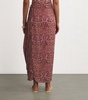Floral Print Tanzanita Sueño Maxi Skirt