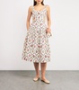 Linen Totumo Orquidea Midi Dress