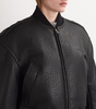 Lambskin Cropped Bomber Jacket