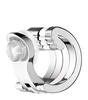 White Gold and Diamond Quatre Double White Edition Single Clip Earring