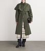 Rubber Asymmetric Trench Coat
