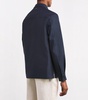 Linen Concealed-Placket Overshirt