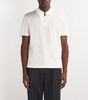 Cotton Zip-Up Polo Shirt