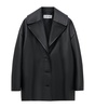Lambskin Cropped Coat